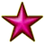 Shining Crown roze ster scatter